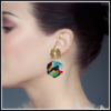 Calypso boucles d'oreilles en acier inoxydable – Image 2