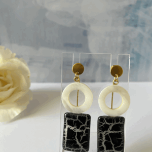 Rosabella boucles d'oreilles en acier inoxydable